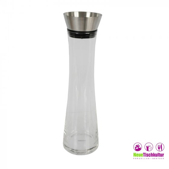 Glaskaraffe mit Sieb 1 Liter 