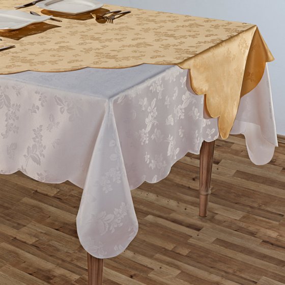 Fleckenfrei-Tischdecke Weiß