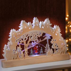 LED-Schwibbogen Weihnachtswald