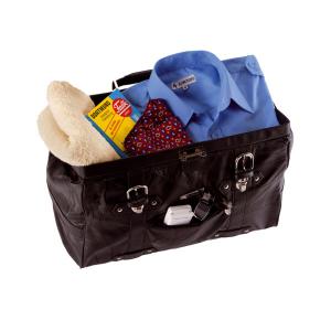 Geräumige Patchwork-Ledertasche