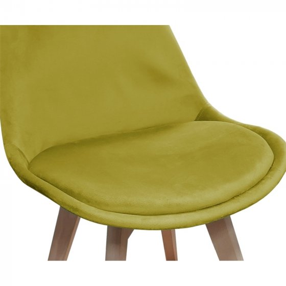 Stuhl Atlanta Velvet Curry 