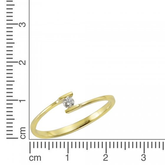 Ring Gold 585 mit Brillant 0,06ct. 