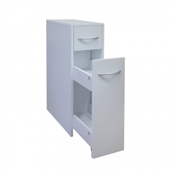 Mehrzweckschrank schmal Thekla Weiß 