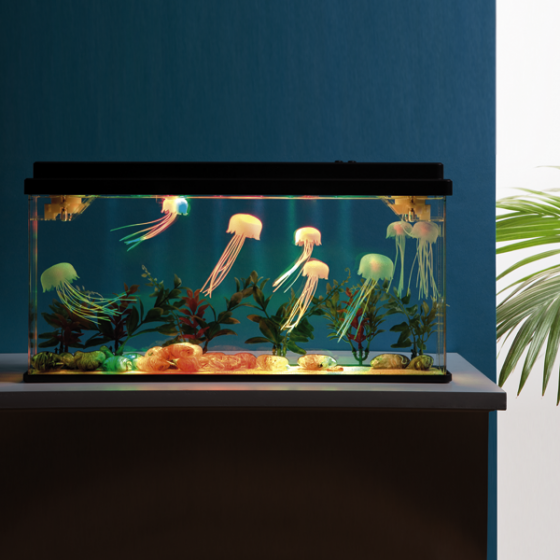 Magisches Quallenaquarium