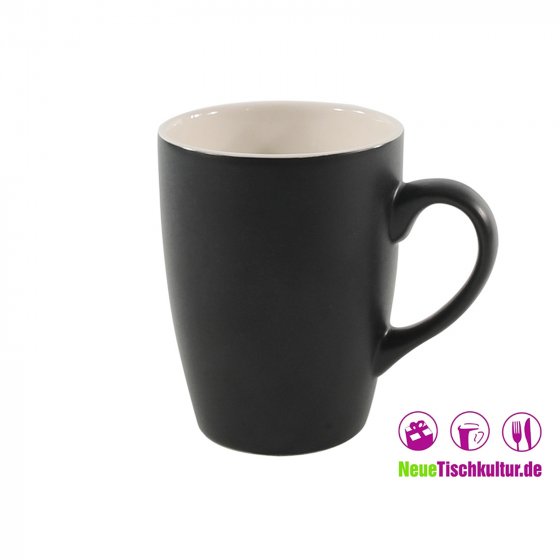 Tasse 4er Set Black Matt 
