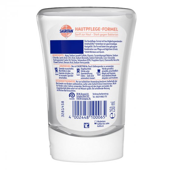 Sagrotan Hygiene Handseife No Touch Nachfüller Lotusblüte 250ml 