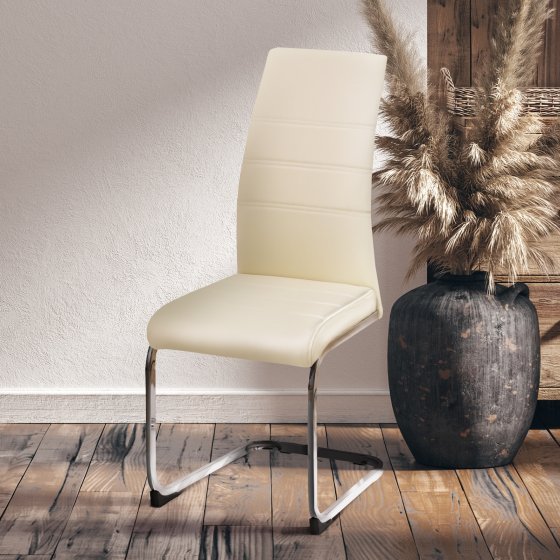 Schwingstuhl SallyC PU Beige 