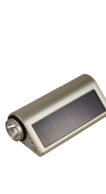 Taschenlampe mit Solarladestation
