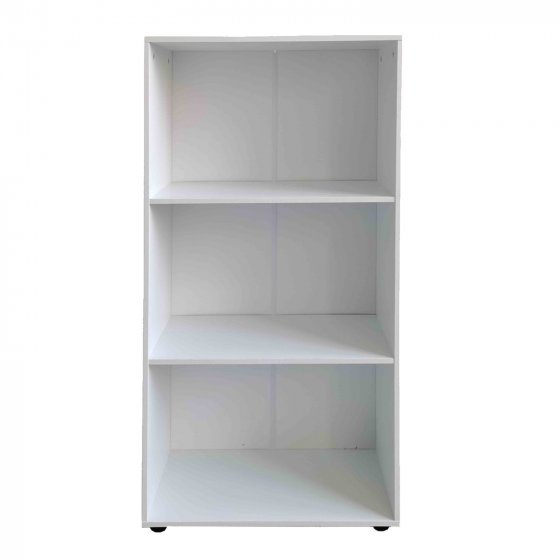 Standregal Nina mit 3 Fächern Weiß 