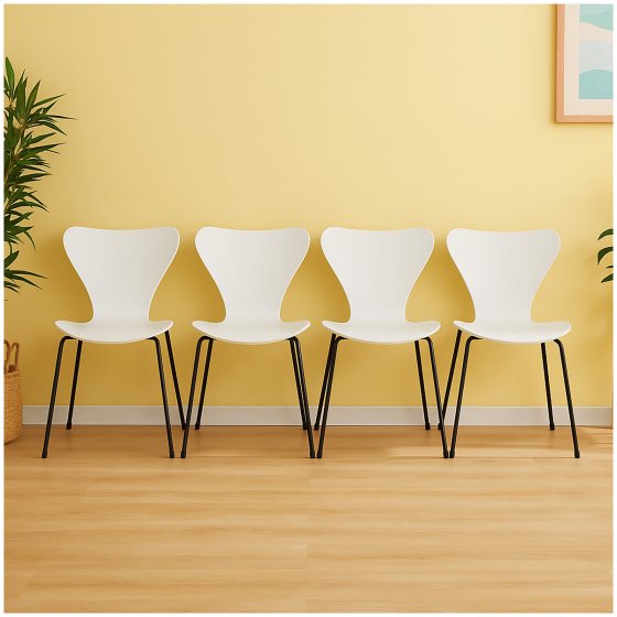 Esszimmerstuhl Rory Weiß 