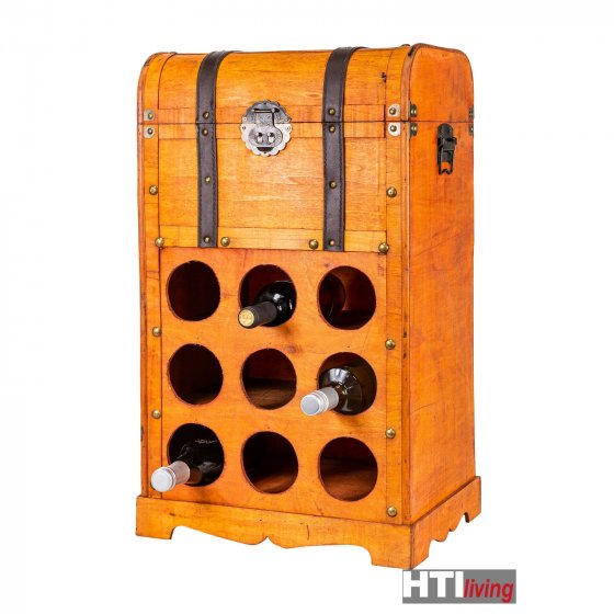 Weinregal Truhe für 9 Flaschen Alistair 