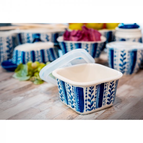 Schüssel mit Deckel 0,8 Liter Landhaus 