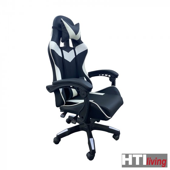 Gamingstuhl Krit Schwarz-Weiß