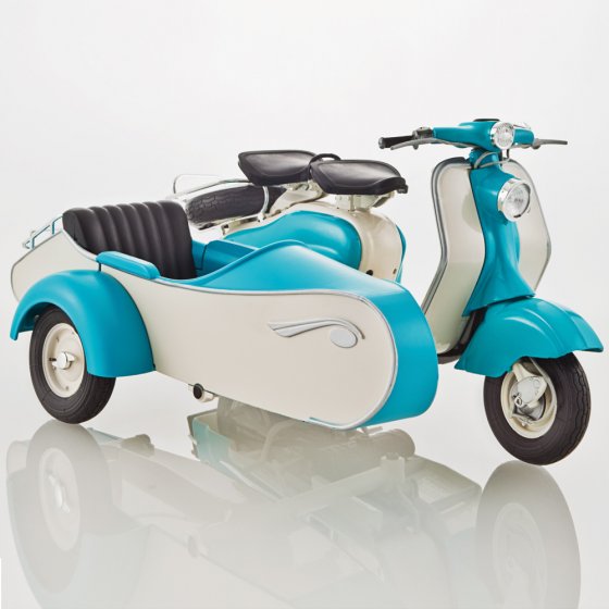 Lambretta LD 125 mit Beiwagen