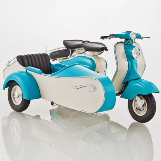 Lambretta LD 125 mit Beiwagen 