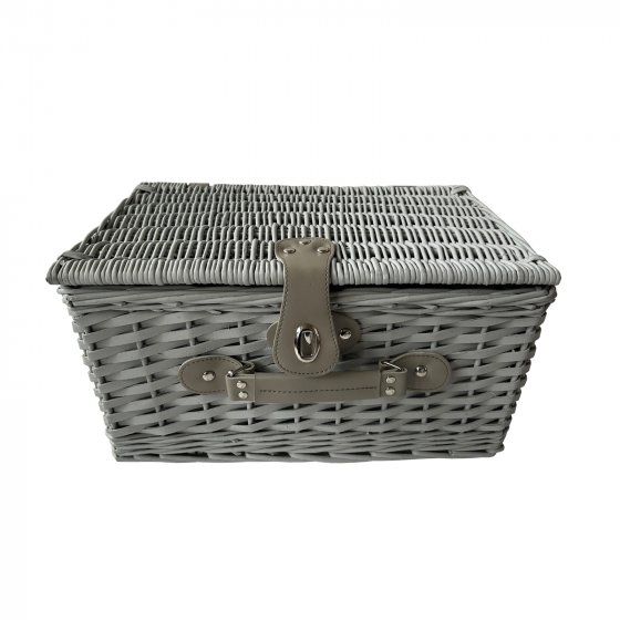Picknickkorb für 2 Personen Finie Grau 