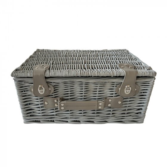 Picknickkorb für 4 Personen Finie Grau 