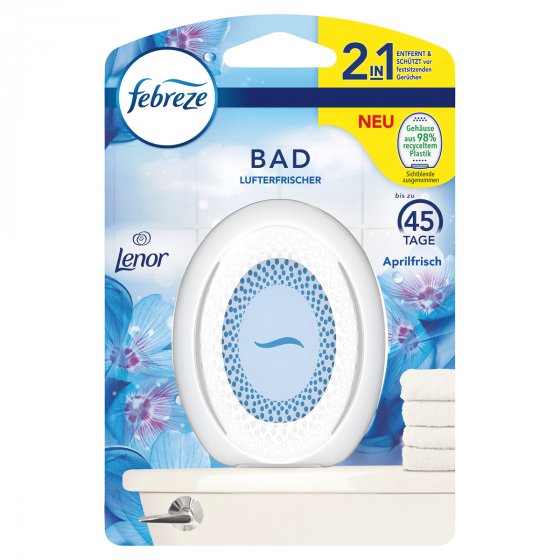 Febreze Bad Lufterfrischer Lenor Aprilfrisch 1 Stück, 7,5ml 