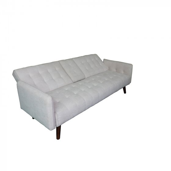 Sofa mit Knopfsteppung Elouisa Grau 