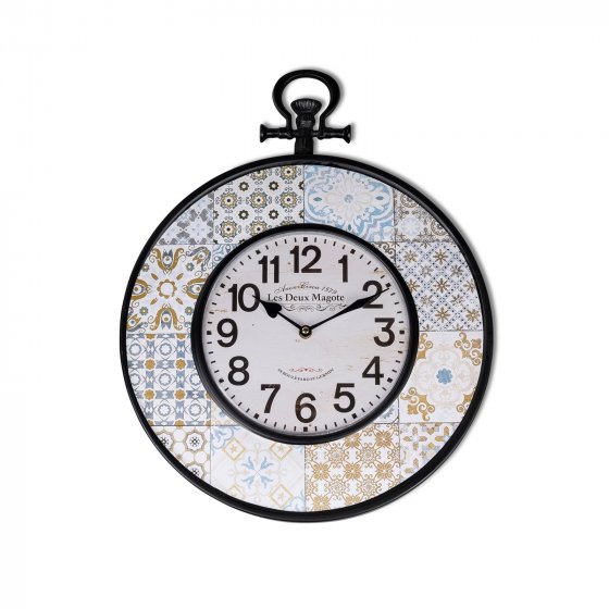 Stilvolle analoge Wanduhr im Vintage Design Ø40 cm 