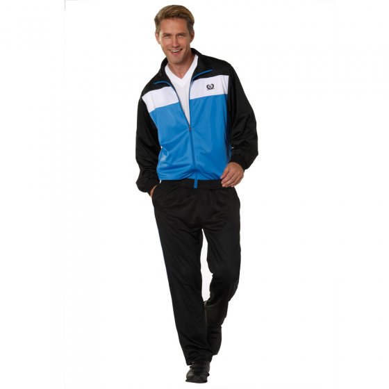 Her.Sport-u.Freizeitanzug,XXL XXL | Schwarz#Blau#Weiß