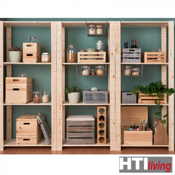 Allzweckkiste mit Deckel Ordnungsbox 40x30x14 