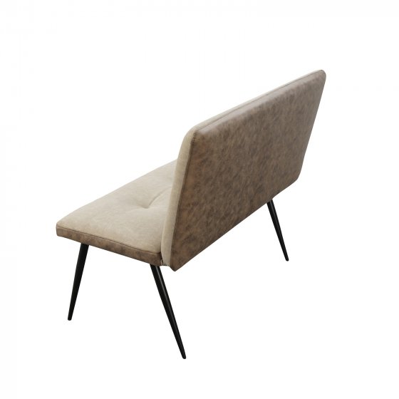 2-Sitzer Bank Antikbraun/Taupe Joschka 