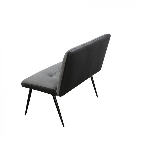 2-Sitzer Bank Anthrazit/Grau Joschka 