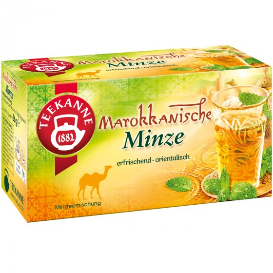 Teekanne Marokkanische Minze Minztee erfrischend orientalisch 36g 