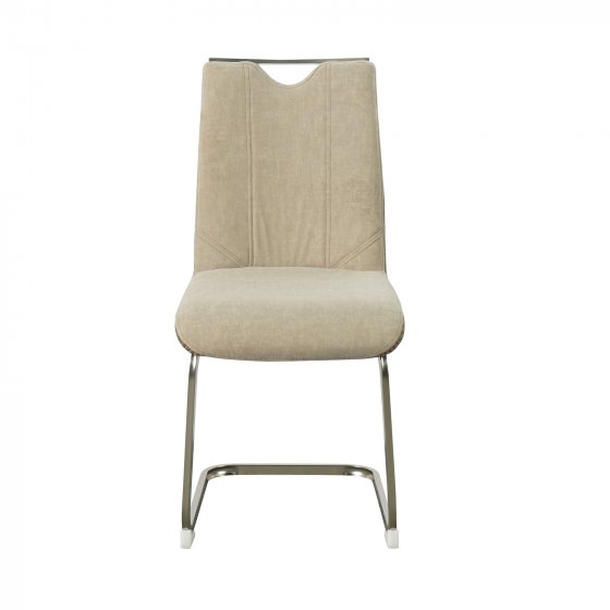 Schwingstuhl Taupe/Cord 2er Set Emrys 