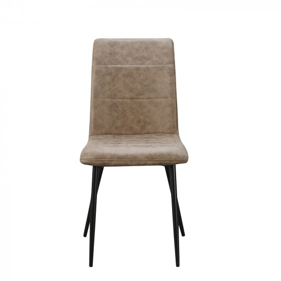 Esszimmerstuhl 2er Set Antikhellbraun Vasile 