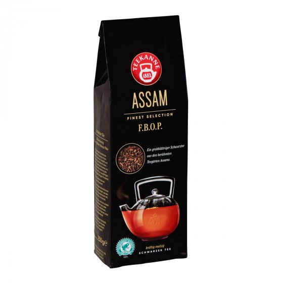 Teekanne Assam Finest Selection Schwarztee anregend und kräftig 250g 