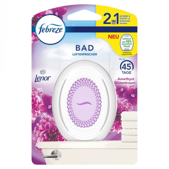 Febreze Bad Lufterfrischer Lenor Amethyst 1 Stück, 7,5ml 