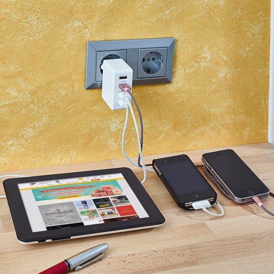 4fach-USB-Ladegerät