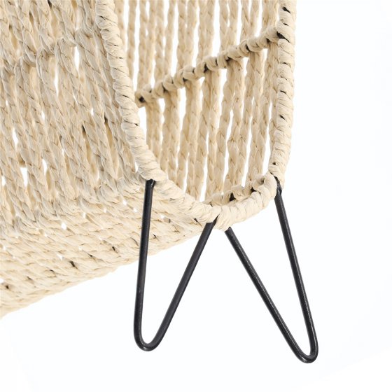 Zeitungsständer Eisen/Papier Boho 