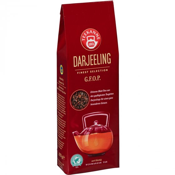 Teekanne Darjeeling Finest Selection Schwarztee Loser Tee 250g 