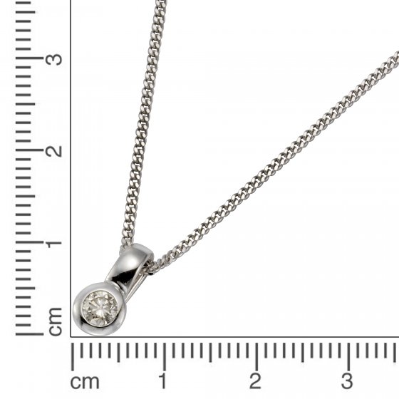Halskette 585 Gold Brillant 0,20ct. 