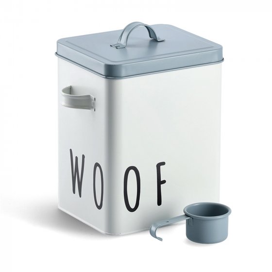Vorratsdose Metall für Hundefutter 