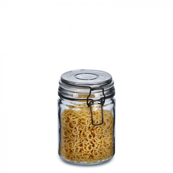 Vorratsglas grau mit Bügelverschluss 250 ml 