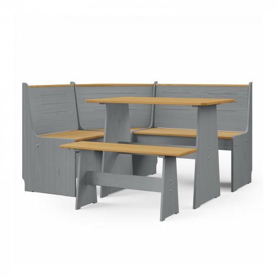 Sitzgruppe 3-teilig Marija Grau 