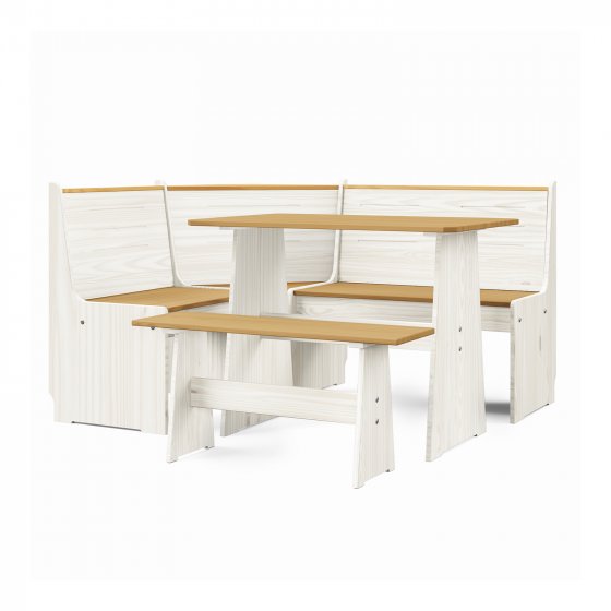 Sitzgruppe 3-teilig Marija Weiß 