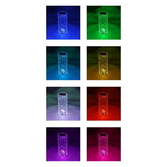 LED Tischlampe Kristall