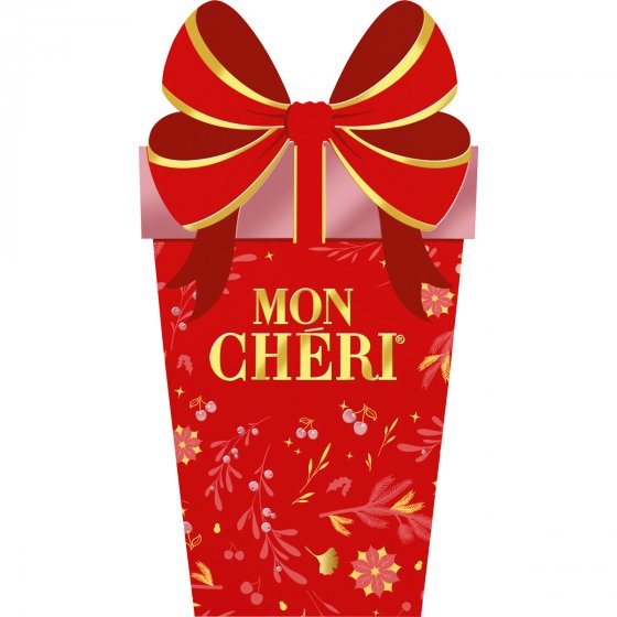 Mon Cheri Geschenk mit alkoholhaltigen Likör Kirsch Pralinen 126g 