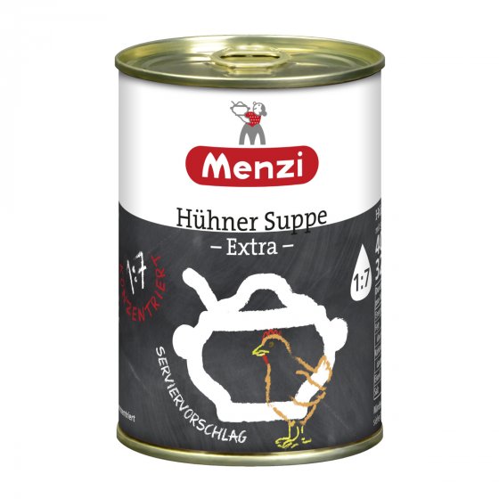 Menzi Hühner Suppe extra konzentriert kräftig im Geschmack 400ml 