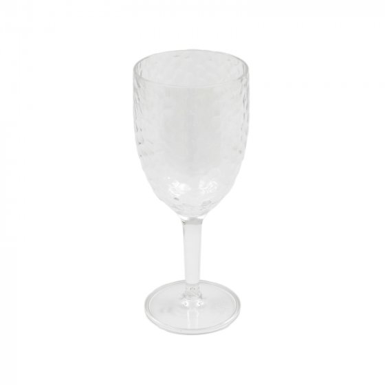 Sektglas 2er Set Kunststoff mit Blaseneffekt 