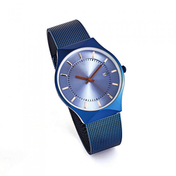 Flache Armbanduhr „Azzurro” 