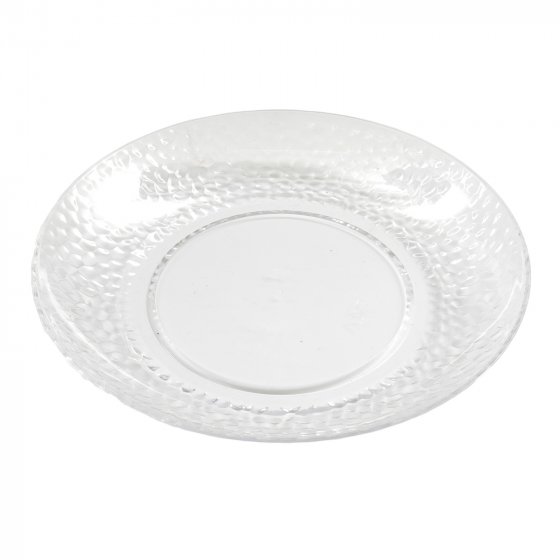 Teller Ø 27 cm 2er Set Kunststoff mit Blaseneffekt 