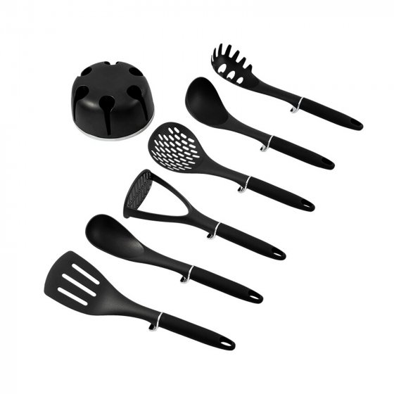 Küchenhelfer-Set 7-teilig Metallic Black 