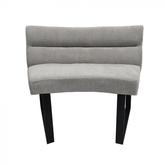 Runde Bank Liron Grau 