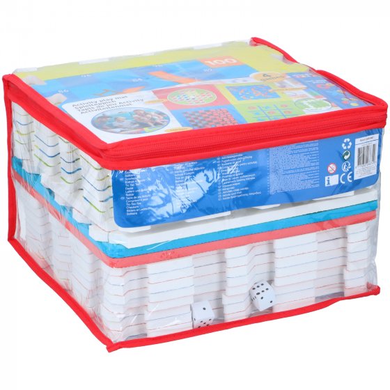 Spielmatte Set, 4 Spiele 100 Teile 